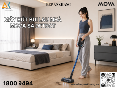 Máy hút bụi lau nhà Mova S4 Detect | Lực hút 150AW